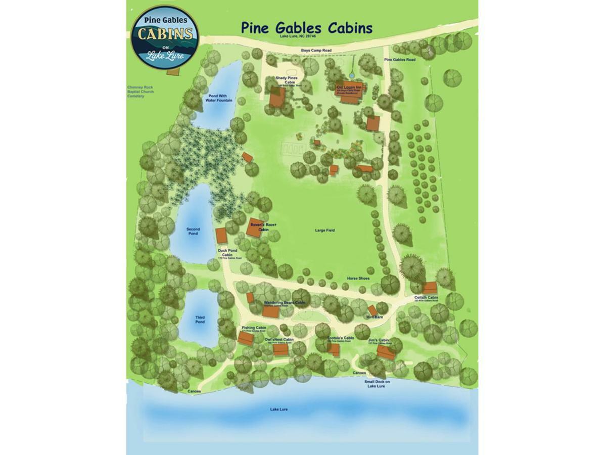Pine Gables Cabins Willa Lake Lure Zewnętrze zdjęcie